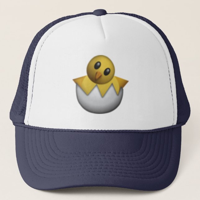 Hatching Chick - Emoji Truckerkappe (Vorderseite)