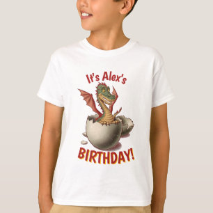 Hatching Dragon Birthday T-Shirt