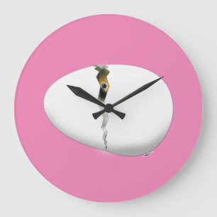 Hatching Egg Große Wanduhr