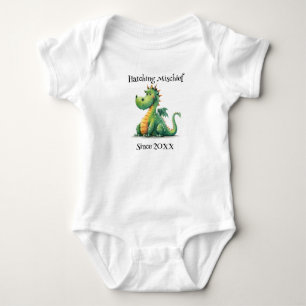 Hatching Mischief Dragon Baby Strampler
