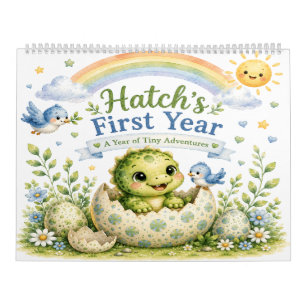 Hatchs Kalender für das erste Jahr Dino-Mite Fre