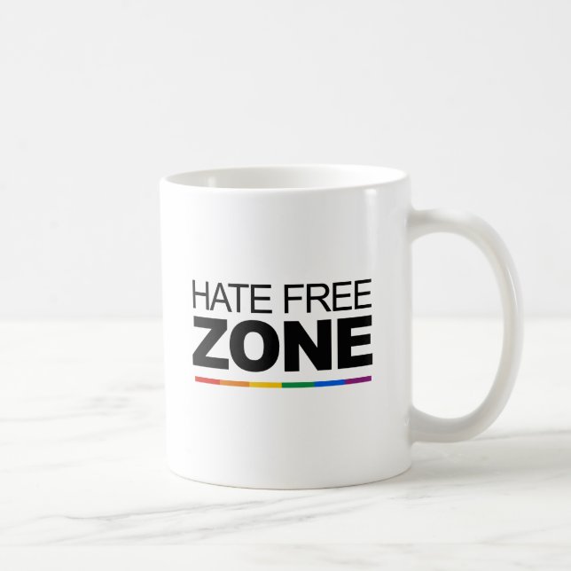 HATE FREE ZONE TASSE (Rechts)