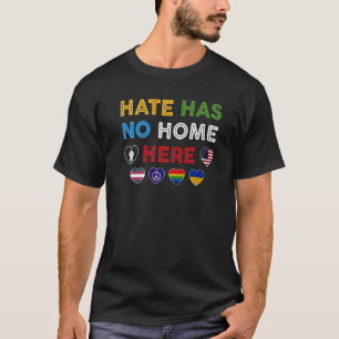 Hate hat keine Zuhause Hier Liebe Herzlgbtq Gay Le T-Shirt