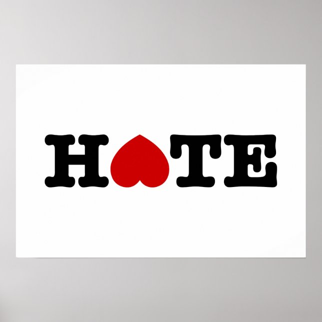 HATE POSTER (Vorne)