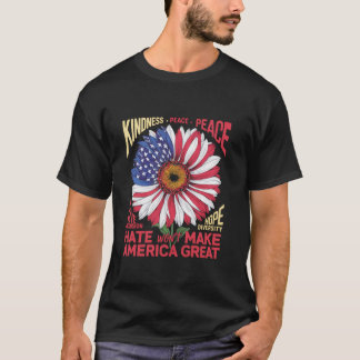 Hate Won to Make America Great Kamala 47 Präsident T-Shirt