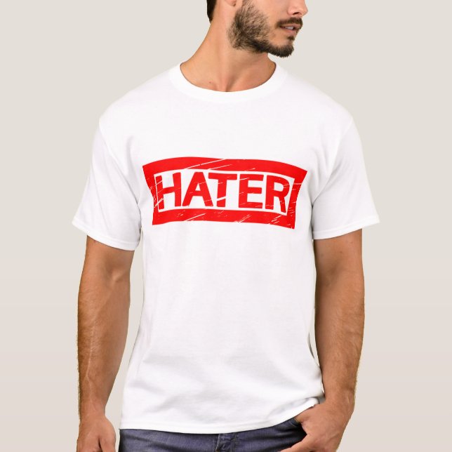 Hater-Briefmarke T-Shirt (Vorderseite)