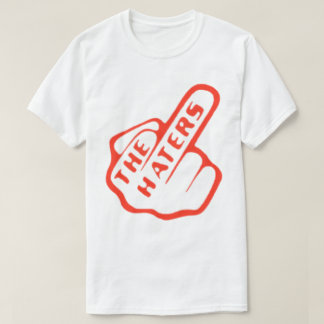 Haters Finger Red/White Urban Mode T-Shirt