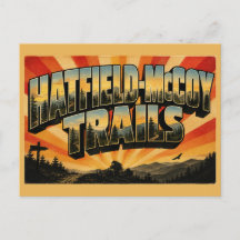 Hatfield-McCoy Trails WV Appalachen-Gebirge Kunst