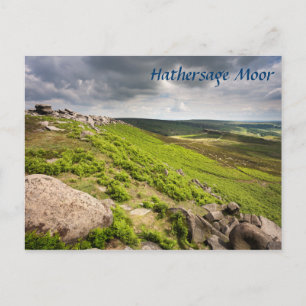 Hathersage Moor Derbyshire Souvenir Foto Postkarte