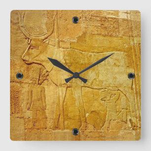 Hathor-1-Quadratwanduhr Quadratische Wanduhr
