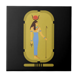 Hathor Ägyptische antike Goddess Keramik Tile Fliese