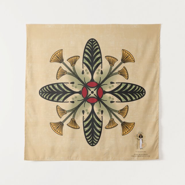 Hathor, das goldene Band Wandteppich (Vorderseite)