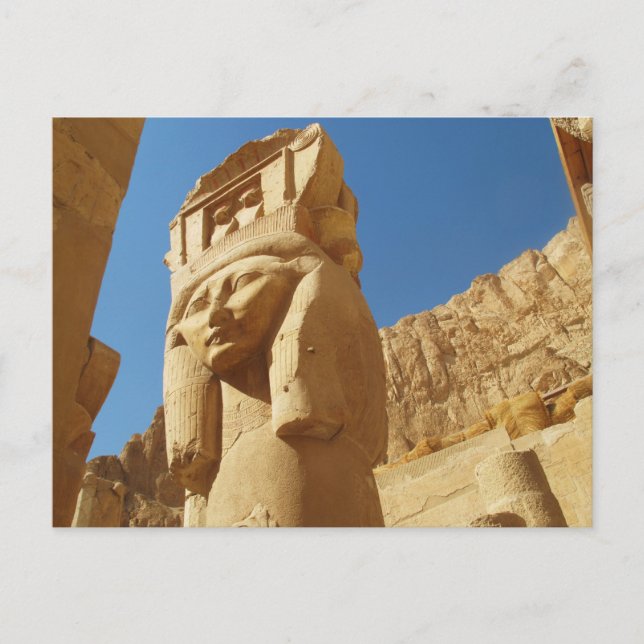 Hathor - Göttin für Liebe und Musik, ÄGYPTEN Postkarte (Vorderseite)