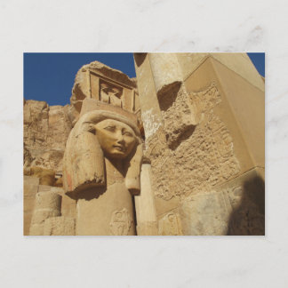Hathor-Kolumne - Tempel der Königin Hatshepsut, Äg Postkarte