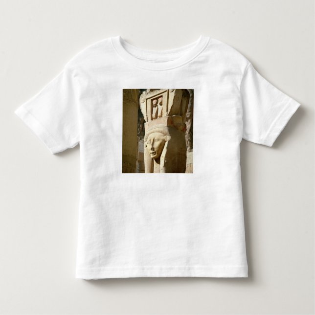 Hathor-köpfige Spalte, von der Kapelle von Kleinkind T-shirt (Vorderseite)