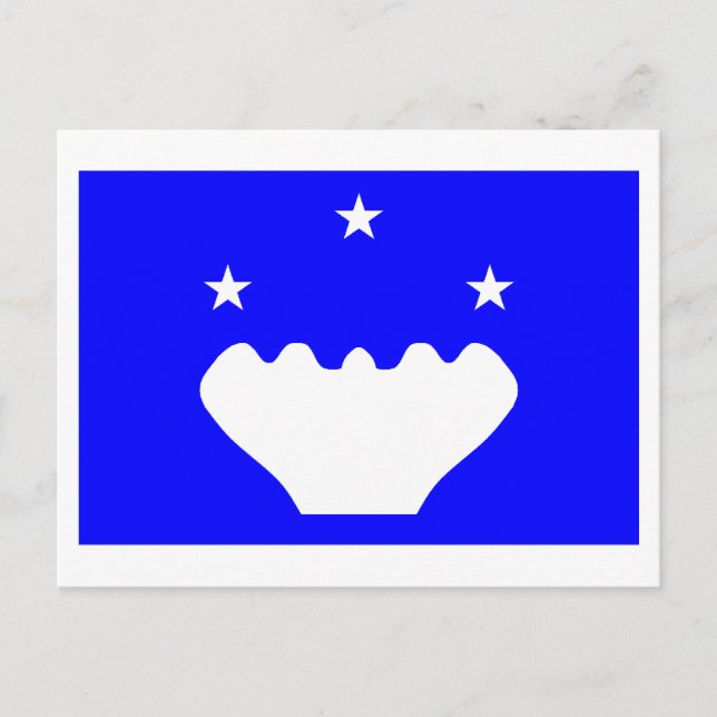 Hatohobei Flag Postkarte (Vorderseite)