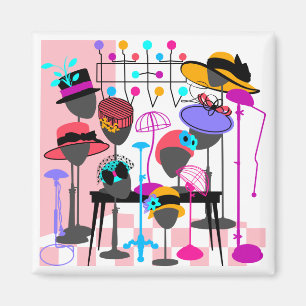 Hats Galore Magnet