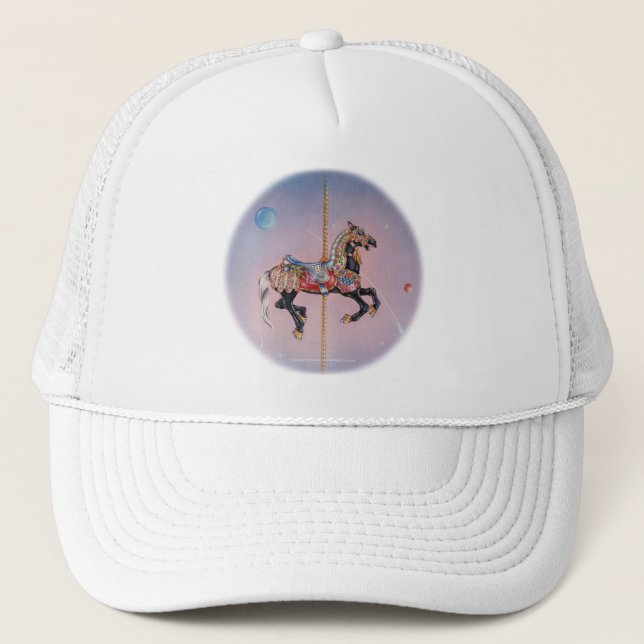Hats, Kappen - Petaluma Karussell Pferd 1 (Vorderseite)