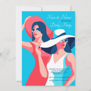 Hats und Pferde Derby Einladung