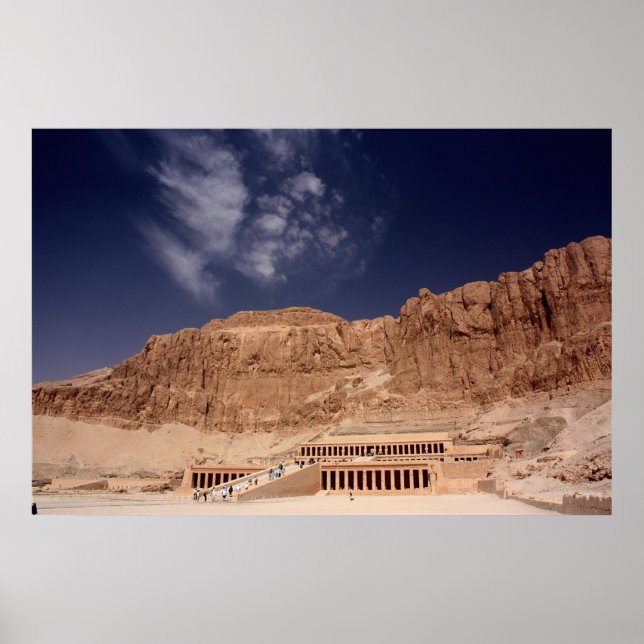 Hatshepsut-Tempel Poster (Vorne)