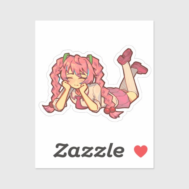 Hatsune Miku Sakura Ver. Aufkleber (Blatt)