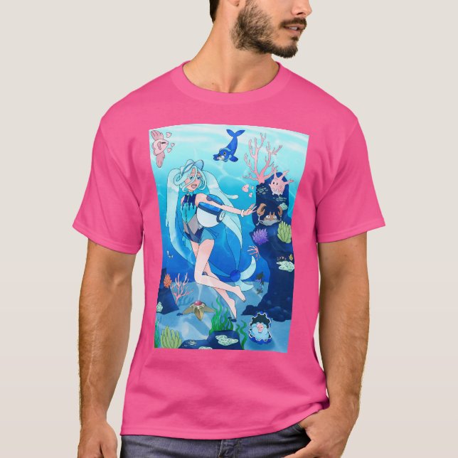Hatsune Miku Water Type Trainer T-Shirt (Vorderseite)