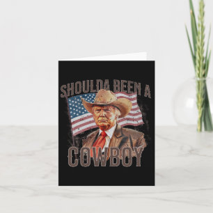 Hätte ein Cowboy Trump 2024 4. Juli U Karte