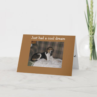 HATTE EINEN TRAUM, DASS DU 40 IST! NICHT ICH! KARTE