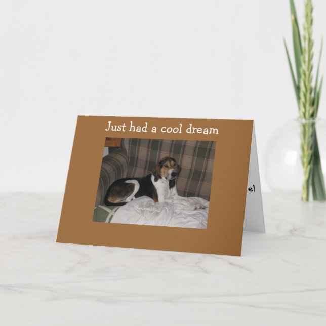 HATTE EINEN TRAUM, DASS DU 40 IST! NICHT ICH! KARTE (Vorderseite)