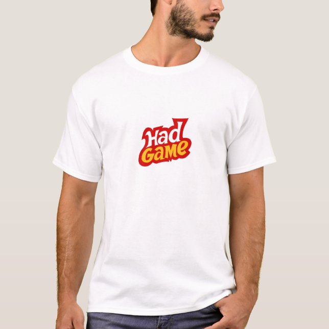 Hatte Game™ eingebrannten T - Shirt (Vorderseite)