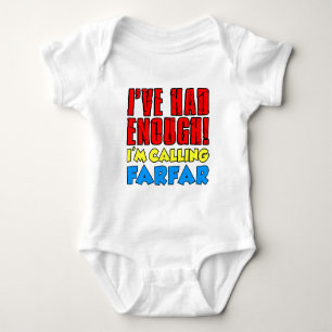 Hatte genug, Farfar zu rufen Baby Strampler