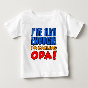 Hatte genügend nennendes Opa Baby T-shirt