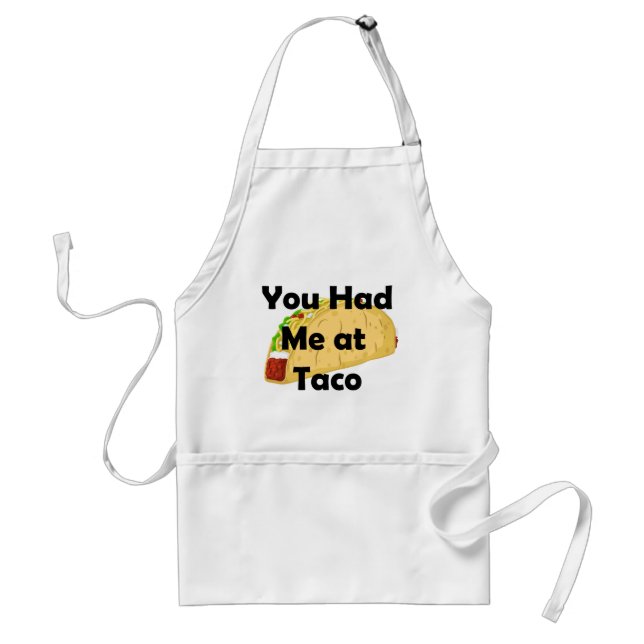 Hatte mich an der Taco-Schürze Schürze (Vorne)