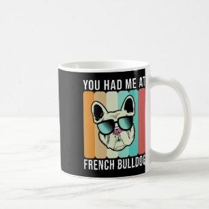 Hatte mich auf Französisch Bulldog Fun Frenchie Kaffeetasse