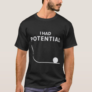 Hatte Potenzial Lustiger Sarkastischer Minimaler Z T-Shirt