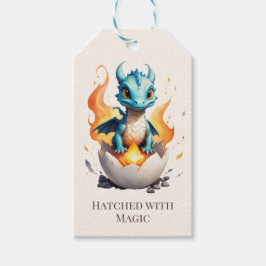 Hatted mit Magic Baby Dragon Geschenkanhänger