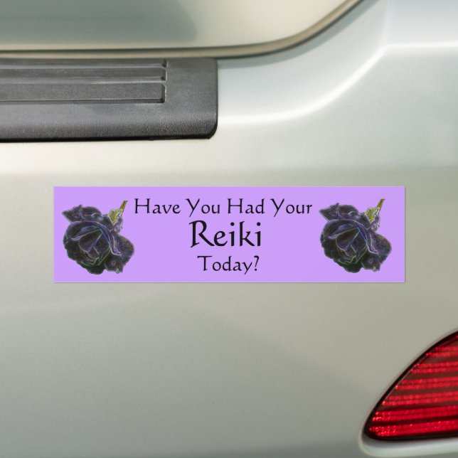 Hatten Sie Ihre Reiki-Rose heute? Autoaufkleber (Auf Auto)