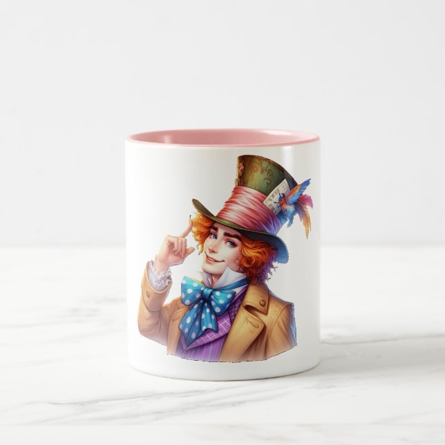 Hatter ai art zweifarbige tasse (Mittel)