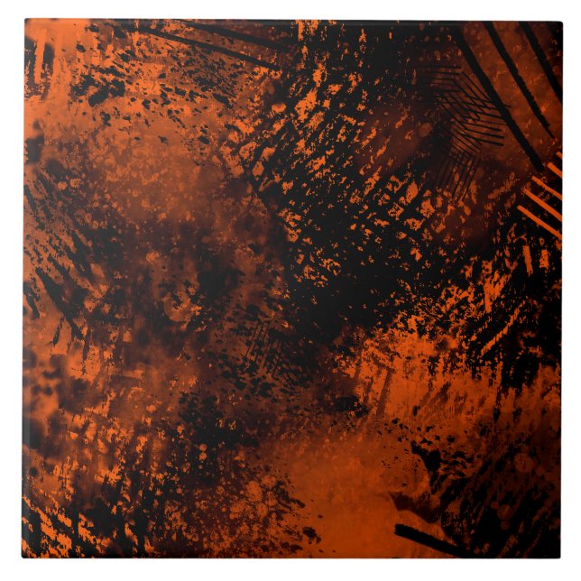 Hatter- und Paint-Spritzer-Effekt Fliese (Vorderseite)