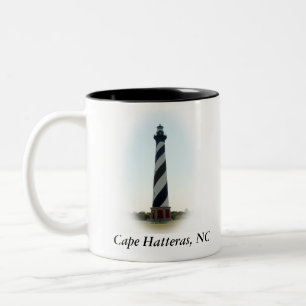 Hatteras Leuchtturm-Tasse Zweifarbige Tasse