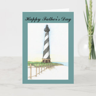 Hatteras Lighthouse Vatertag Card Karte