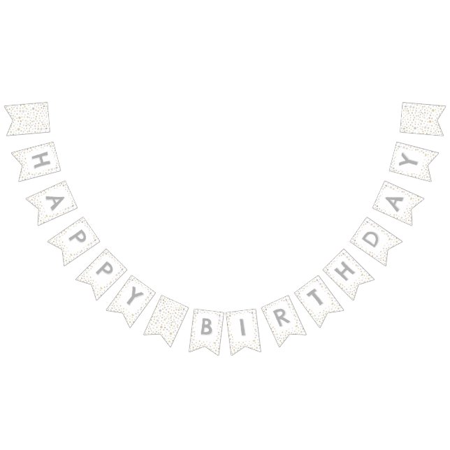 Hattie Confetti Wasserfarbe Dots Jagdflagge Wimpelkette (Alle)