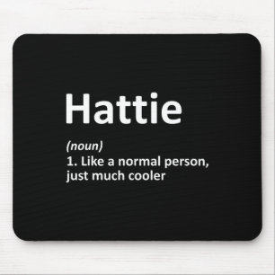 Hattie Definition Personalisiert Name Funny Birthd Mousepad