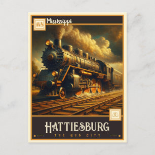 Hattiesburg, Mississippi VINTAG Postkarte