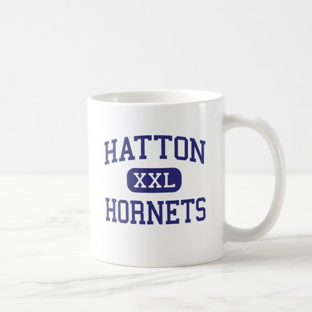 Hatton - Hornissen - hoch - Stadtnebenfluß Alabama Kaffeetasse (Rechts)
