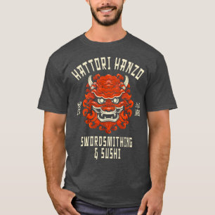 Hattori Hanzo Schwert Sushi T-Shirt