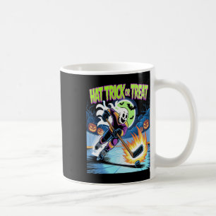 Hattrick oder Streich Funny Eishockey-Geist Hallow Kaffeetasse