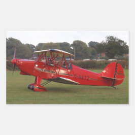 Hatz Biplane Rechteckiger Aufkleber