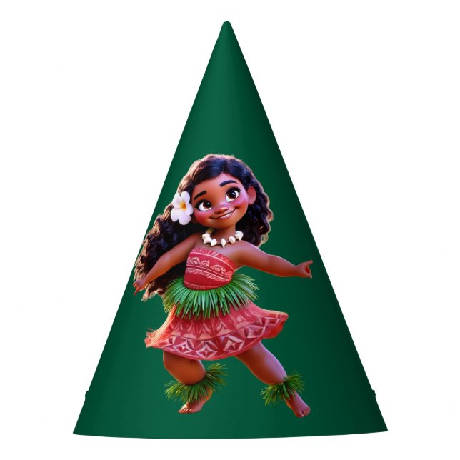Hauʻoli Hula Princess Partyhütchen (Vorderseite)