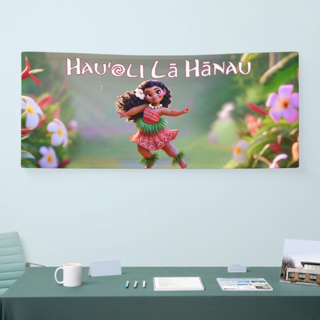 Hauʻoli Hula Prinzessin Banner (Messe)